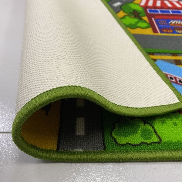 Barneteppe Trafikkteppe City, tuftet - 133x175 cm