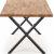 Gambon spisebord med kryssben 160x90 cm - Eik/sort