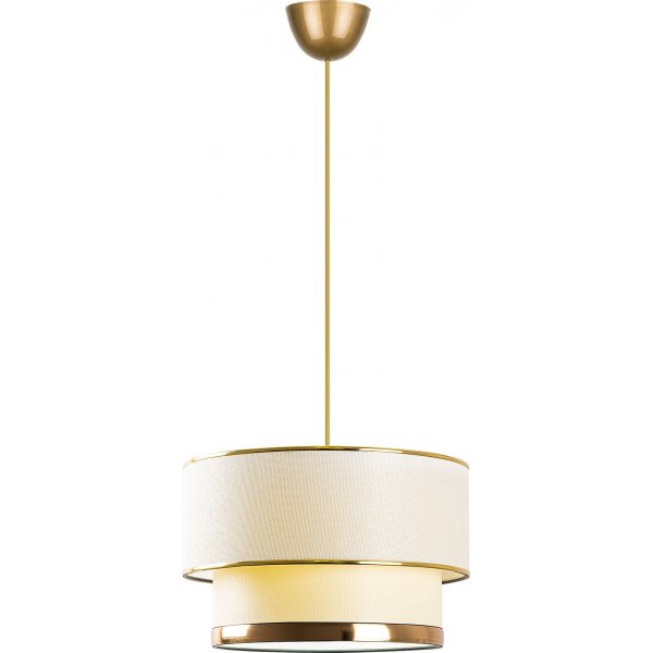 Kaketaklampe - Krem/gull