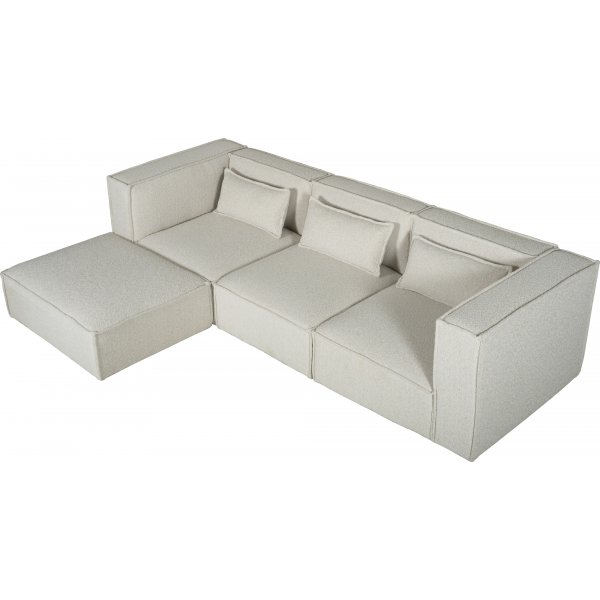 Nees modulsofa i bouclé - 3-seters Divan sofa i bouclé Nees modulsofa i bouclé - 3-seters Divan sofa i bouclé