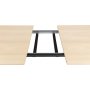 Connect spisebord 200 cm - Hvitpigmentert eik