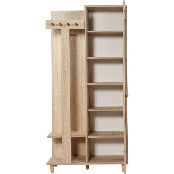 Garmanto hallmøbler 90 cm - Sonoma eik/bilde Garmanto hallmøbler 90 cm - Sonoma eik/bilde