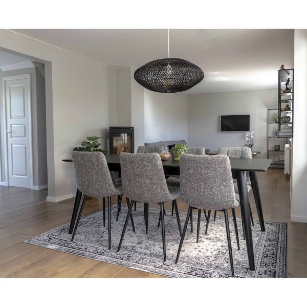 Middelfart Spisestol - Grå/svart Middelfart Spisestol - Grå/svart