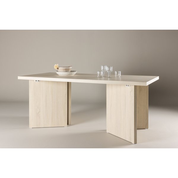 Bassholmen spisebord 180 x 90 cm - Whitewash Bassholmen spisebord 180 x 90 cm - Whitewash