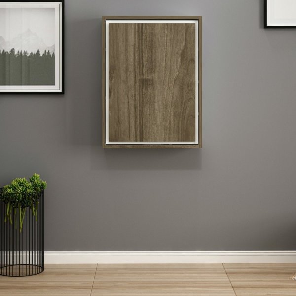 Magicbox skrivebord 77 x 58 cm - Hvit/eik