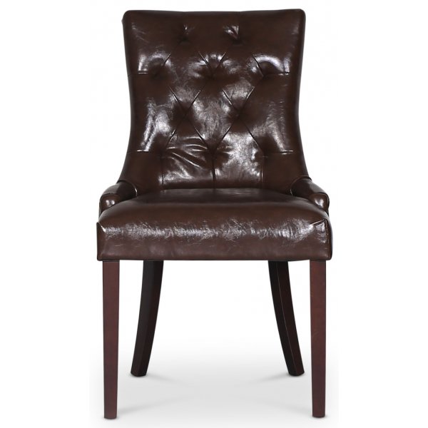 Marie Stol i brun vintage PU