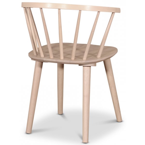 Dalsland pinnestol karmstol - Hvitvasket + Stolpute