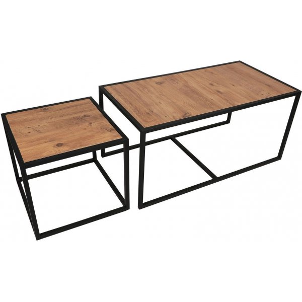 Atlantis salongbord - Valnøtt/svart Atlantis salongbord - Valnøtt/svart