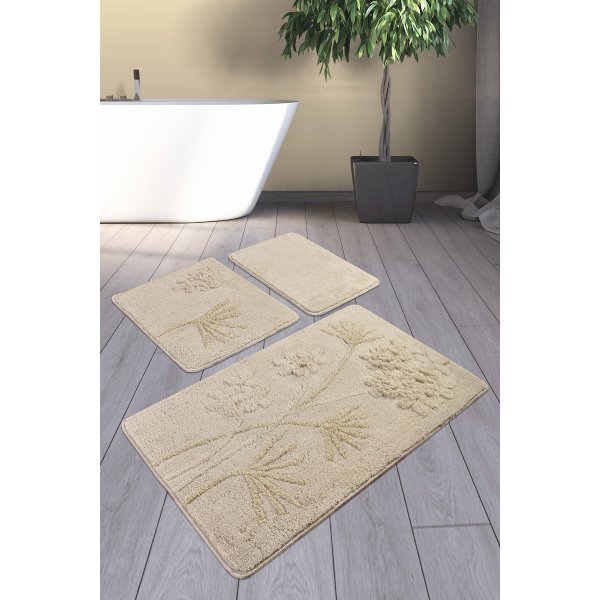 Orkide baderomsmatte - Beige Orkide baderomsmatte - Beige