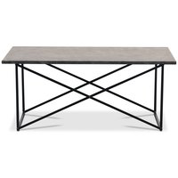 Granit sofabord 110x60 cm - Donau granit & underdel palladium svart Granit sofabord 110x60 cm - Donau granit & underdel palladium svart