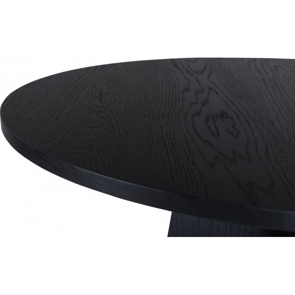 Bootcut spisebord 110 cm - Sort