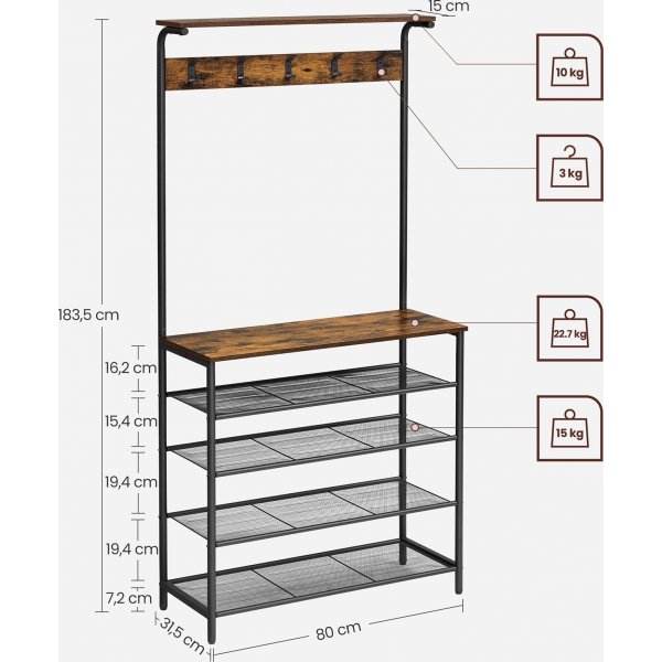 Fänrik hallmøbler - Hvit Fänrik hallmøbler - Hvit