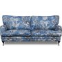 Howard Spirit 3-seters i blomsterstoff - Eden Parrot Blue