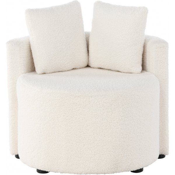Kelso 2-seters barnesofa - Hvit teddy Kelso 2-seters barnesofa - Hvit teddy