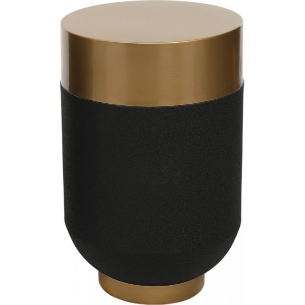 Bud sidebord 60 cm - Gull/svart