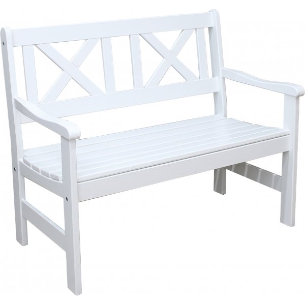 Europe hagebenk 2-seter - Hvit Europe hagebenk 2-seter - Hvit