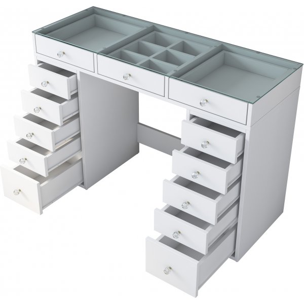 Bijou toalettbord 5 - 120 x 44,5 cm - Hvit Bijou toalettbord 5 - 120 x 44,5 cm - Hvit