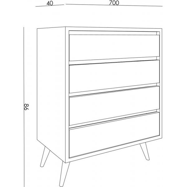 Suvera kommode - Hvit marmor Suvera kommode - Hvit marmor