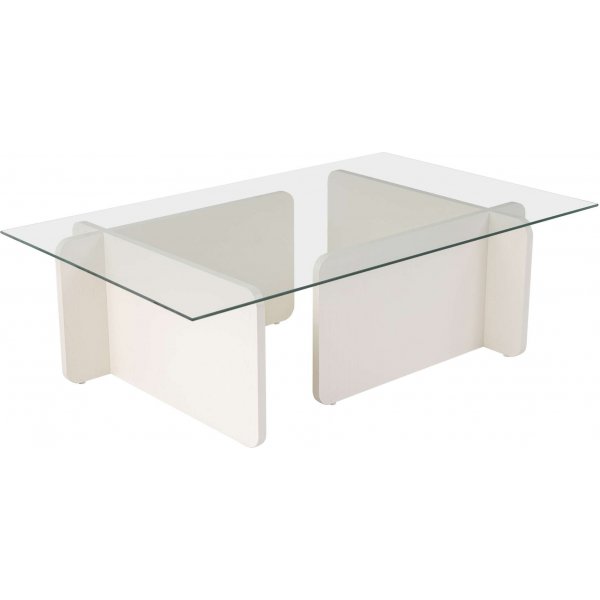 Flavio salongbord 105 x 65 cm - Hvit