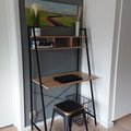Kundebilde Perlie skrivebord - Sonoma eik/svart