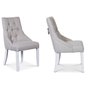 Tuva EUR Spisestol med hndtak - Beige / Vit