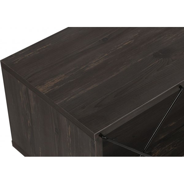 Street mediebenk - Mørkebrun Street mediebenk - Mørkebrun