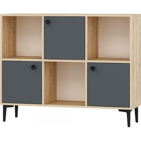 Parion skap - Safir/eik/antrasitt Parion skap - Safir/eik/antrasitt
