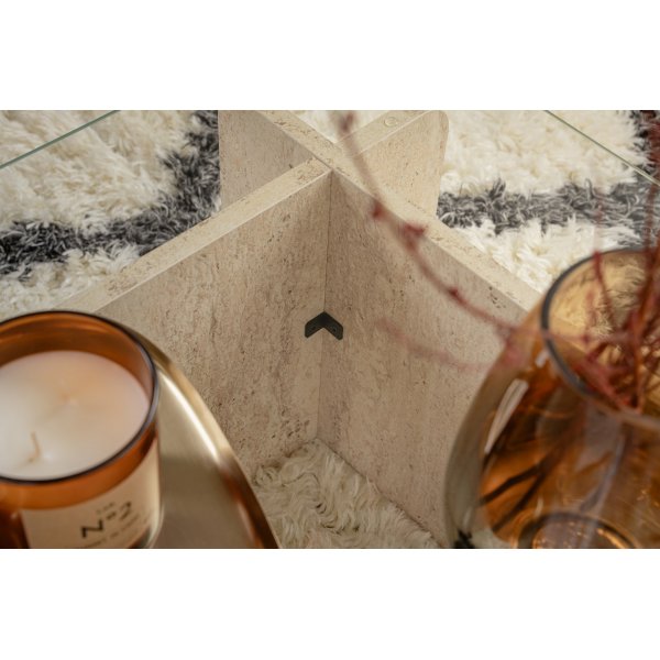 Vetrino salongbord - Travertin/marmor