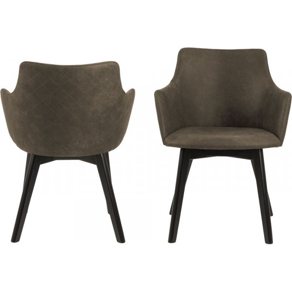 Bella Karmstol - Olivengrønn/svart Bella Karmstol - Olivengrønn/svart