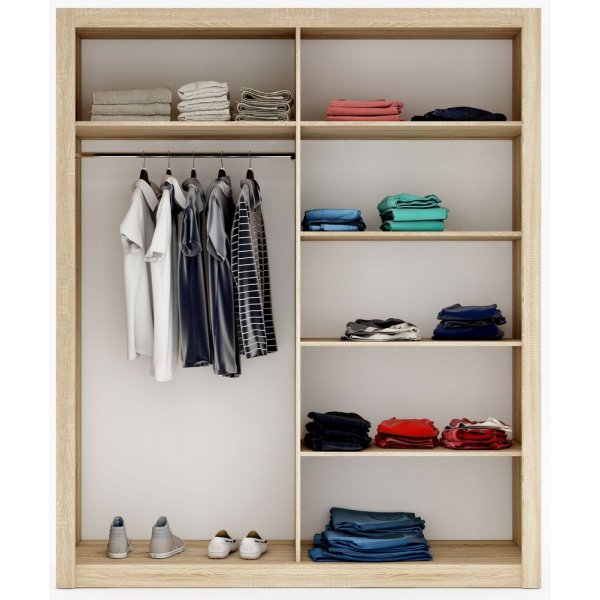 Einar garderobe - Sonoma eik Einar garderobe - Sonoma eik