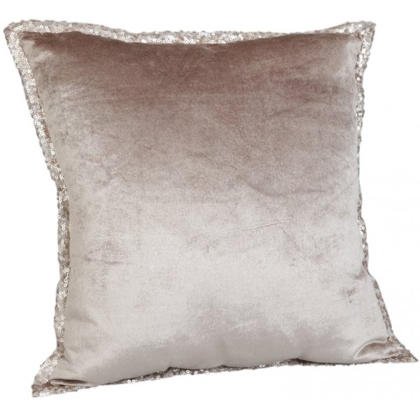 Lilian pyntepute - Beige (Viskose) / Paljetter
