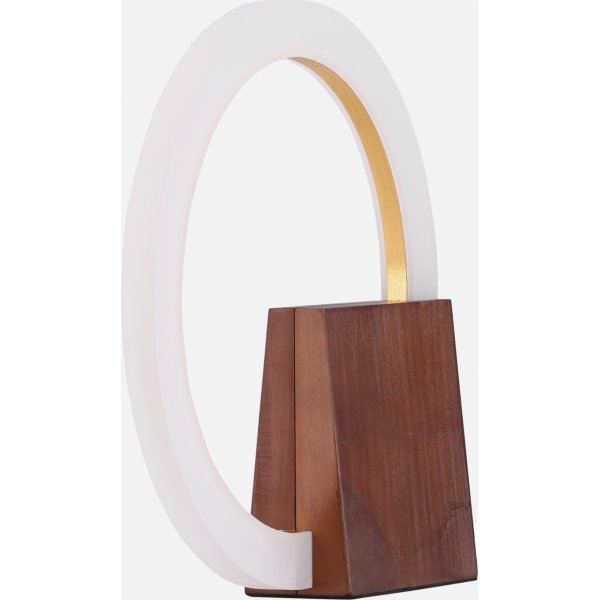 Brive bordlampe - Valnøtt/hvit Brive bordlampe - Valnøtt/hvit