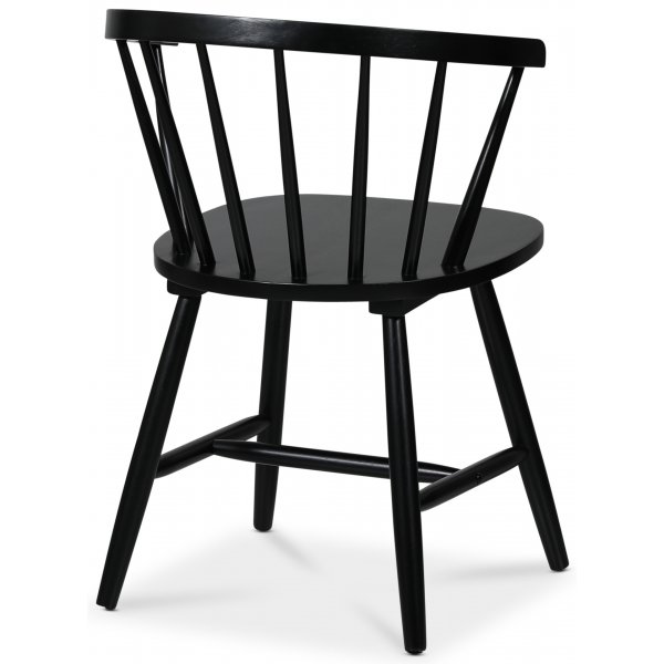 Pinnestol Fårö Karmstol - Svart Pinnestol Fårö Karmstol - Svart