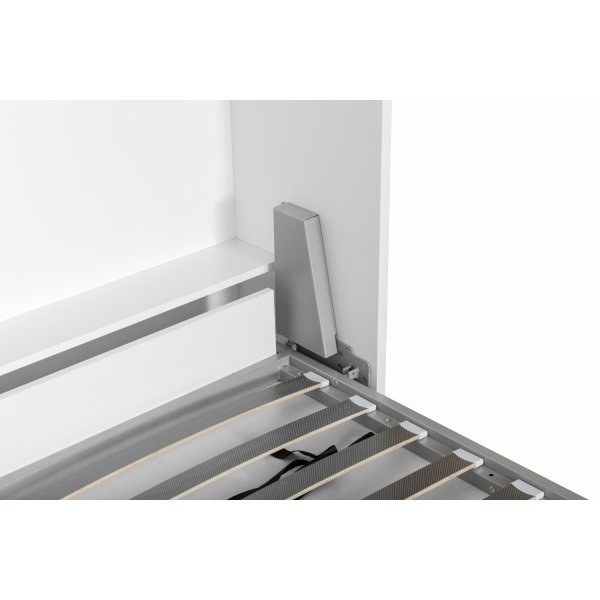 Veggseng 90200 cm vertikal - Hvit - Compact Living
