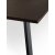 Freddy spisebord, 170x95 cm - Brun eikefinr/svart metall