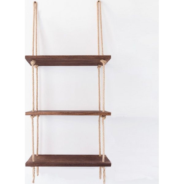 Abstrakt vegghylle 41 - Valnøtt Abstrakt vegghylle 41 - Valnøtt