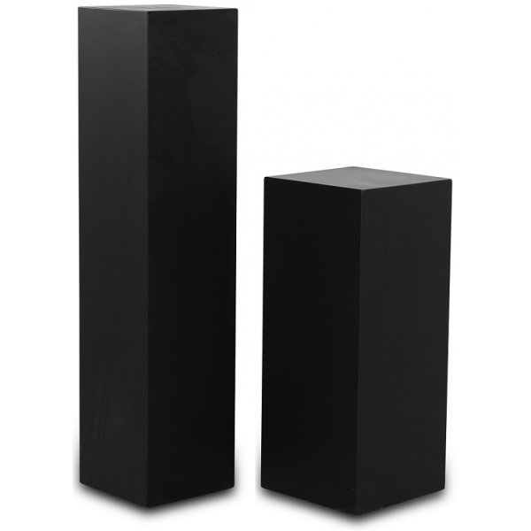 Pidestall LineDesign wood 60 cm - Sort