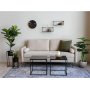 Imola 2,5-seters sofa - Beige/Svart