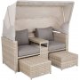 Solsofa Michigan - Beige/beige melert