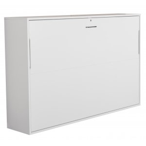 Veggseng 90200 cm horisontal - Hvit - Compact Living