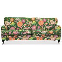 Savoy 3-seters sofa med blomsterstoff - Havanna Green Savoy 3-seters sofa med blomsterstoff - Havanna Green