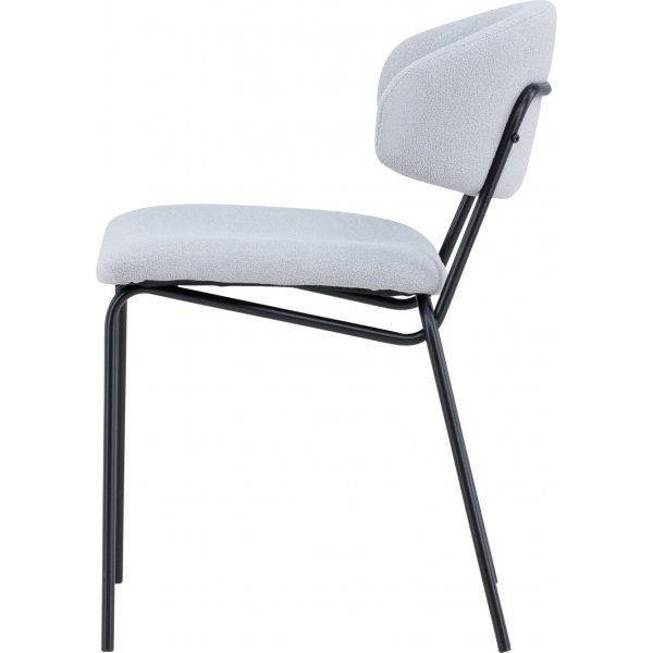 Chico spisestol - Blå bouclé Chico spisestol - Blå bouclé