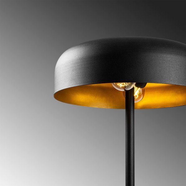 Like gulvlampe 5 - Svart/gull Like gulvlampe 5 - Svart/gull