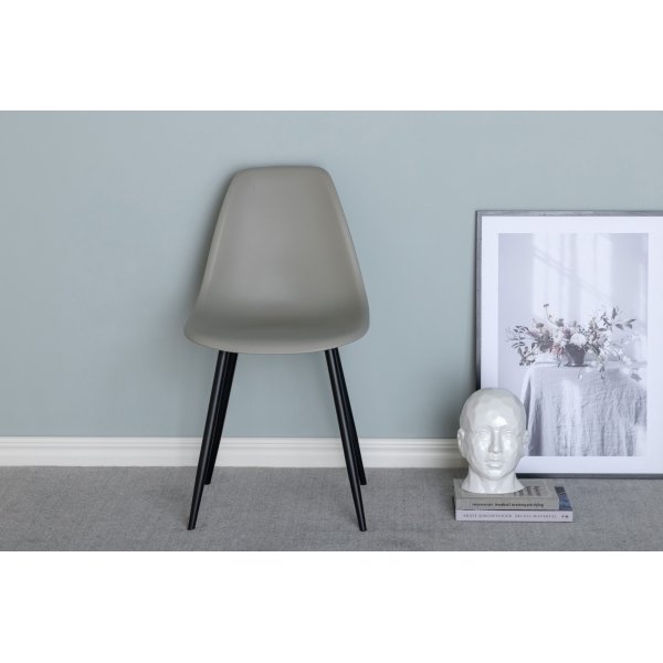 Bridge spisestol - Grå plast Bridge spisestol - Grå plast