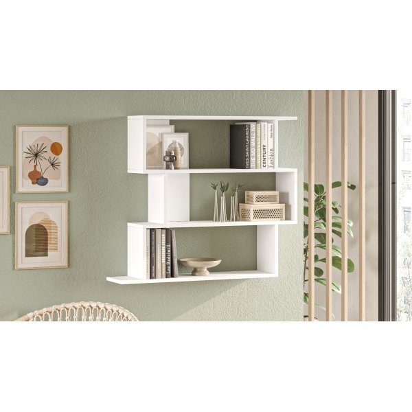 Livsbokhylle 2 - Hvit