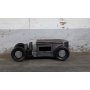Vintage Bil salongbord med vinstativ - Metall/mango