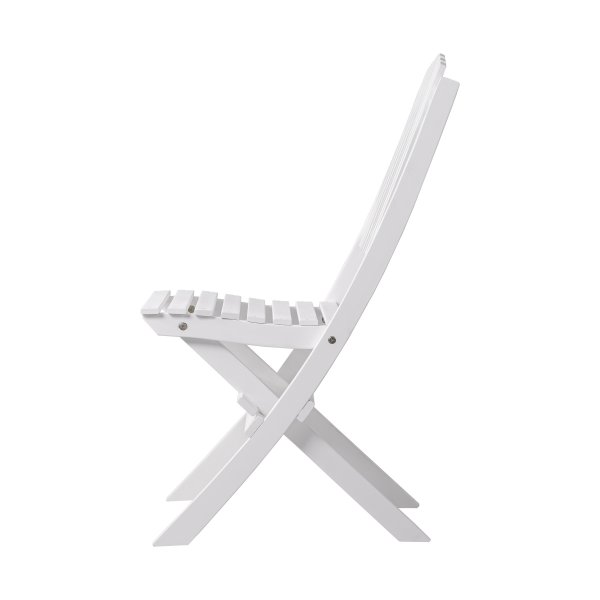 Haväng hvit utegruppe; 2 stoler med bord Haväng hvit utegruppe; 2 stoler med bord