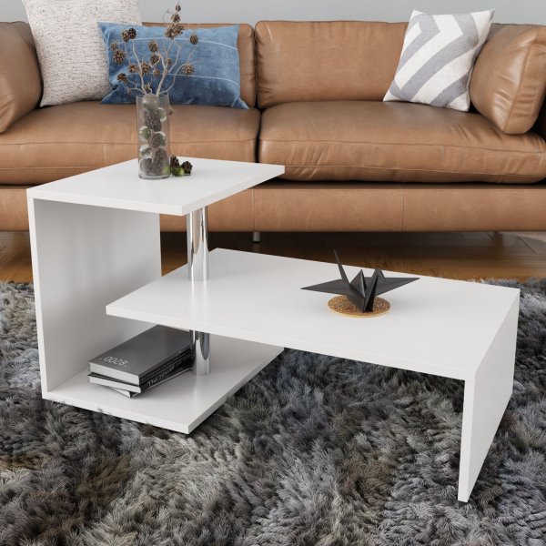 Dilba salongbord - Hvit