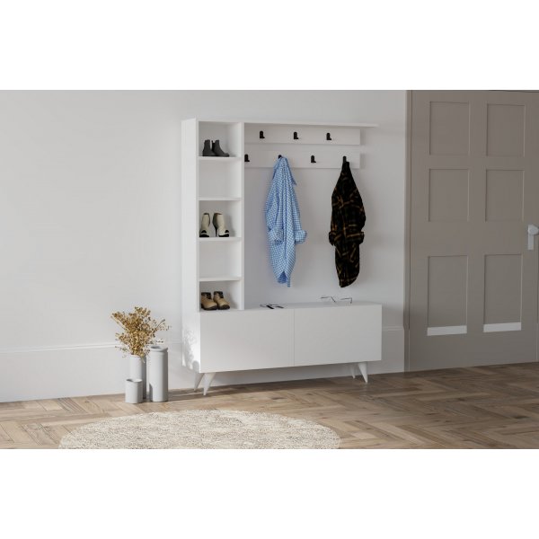 Hale hall m�bler - Hvit