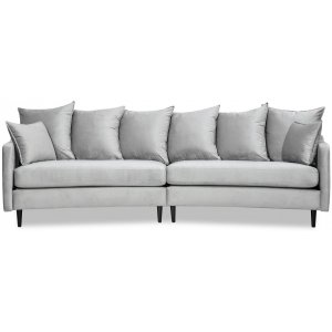Gotland 4-seter buet sofa 301 cm - Lysegr flyel